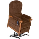 Country fauteuil releveur et relaxation 2 moteurs relevé longlifesoft chocolat