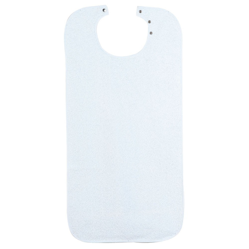 Bavoir pour adulte éponge et PVC Bavoir pour adulte éponge et PVC