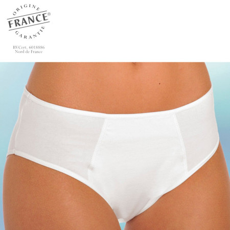 Slip incontinence urinaire femme blanc