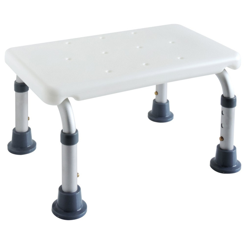 Marche pied de salle de bain hauteur réglable seule Marche pied de salle de bain hauteur réglable seule