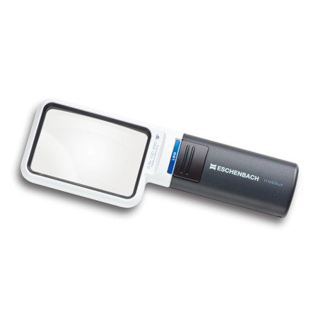 Loupe rectangulaire éclairée mobilux x3.5