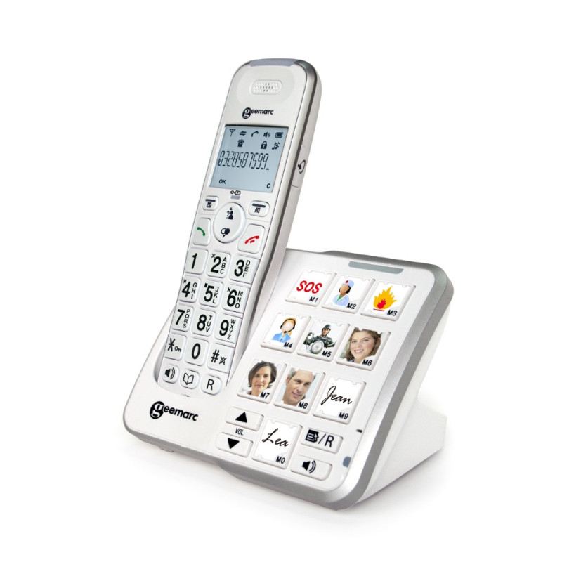 Téléphone fixe pour senior