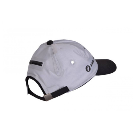 Casquette fraîcheur Anyu Gris argent arrière zip