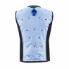 Gilet rafraîchissant Ataneq bleu dos