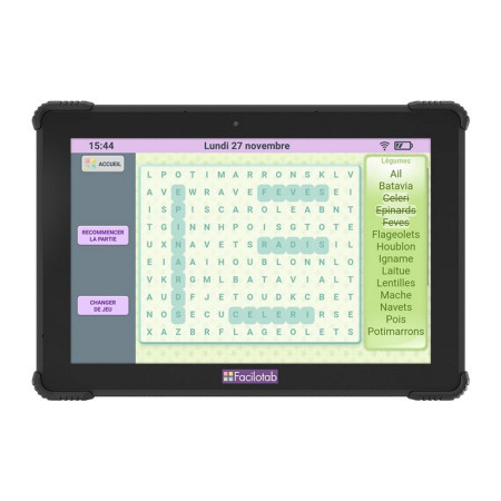 Tablette Facilotab Wifi 4G renforcée jeu