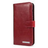 Housse portefeuille smartphone Doro 8040 rouge fermée