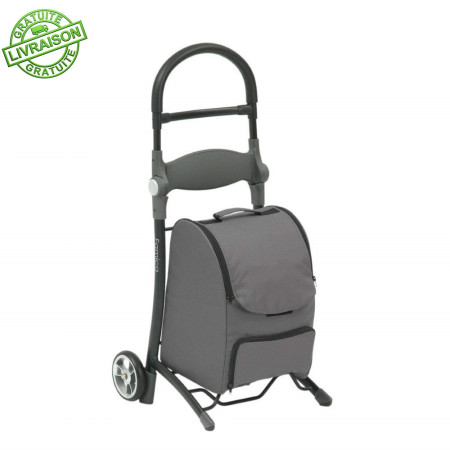 Chariot De Courses [Caddie  Pas Cher] Pliable 6 Roues & Sac Isotherme