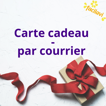 Carte cadeau livrée à domicile