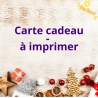 Carte cadeau à imprimer
