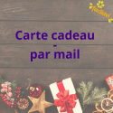 Carte cadeau - par mail