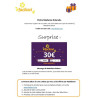 Carte cadeau - par mail directement au destinataire
