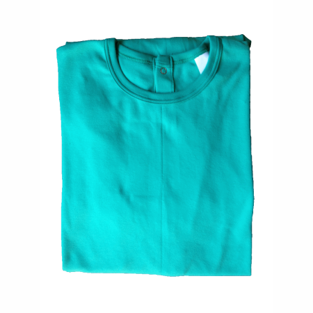 Chemise malade coton femme vert