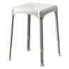 Tabouret de douche carré compact
