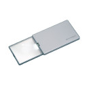 Loupe carte de crédit Easy pocket argent ouverte