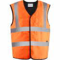 Gilet de sécurité rafraîchissant orange de face