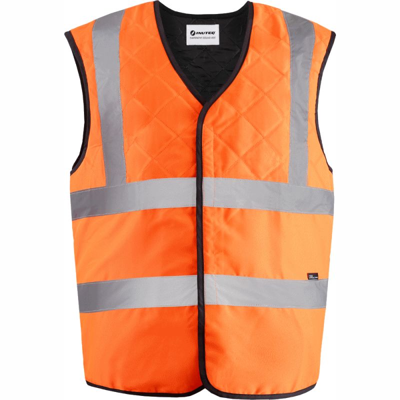 Gilet de sécurité réfléchissant Uniformes Vêtements de travail - Orange