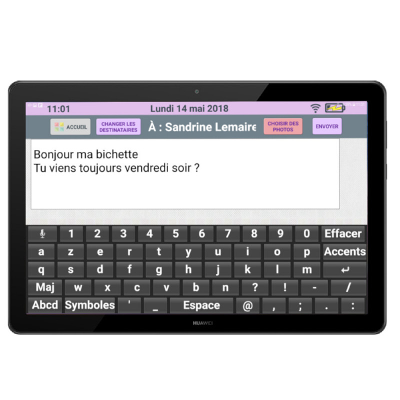 Protection écran en Verre Fléxible pour Tablette senior Facilotab