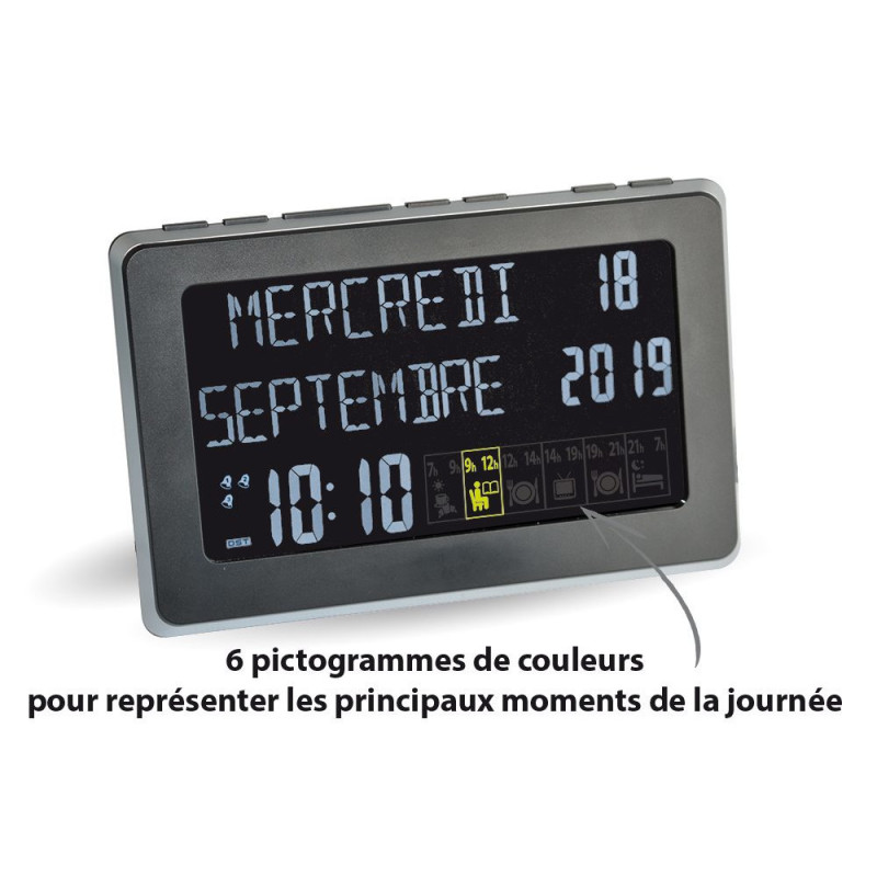 Horloge calendrier petites dimensions