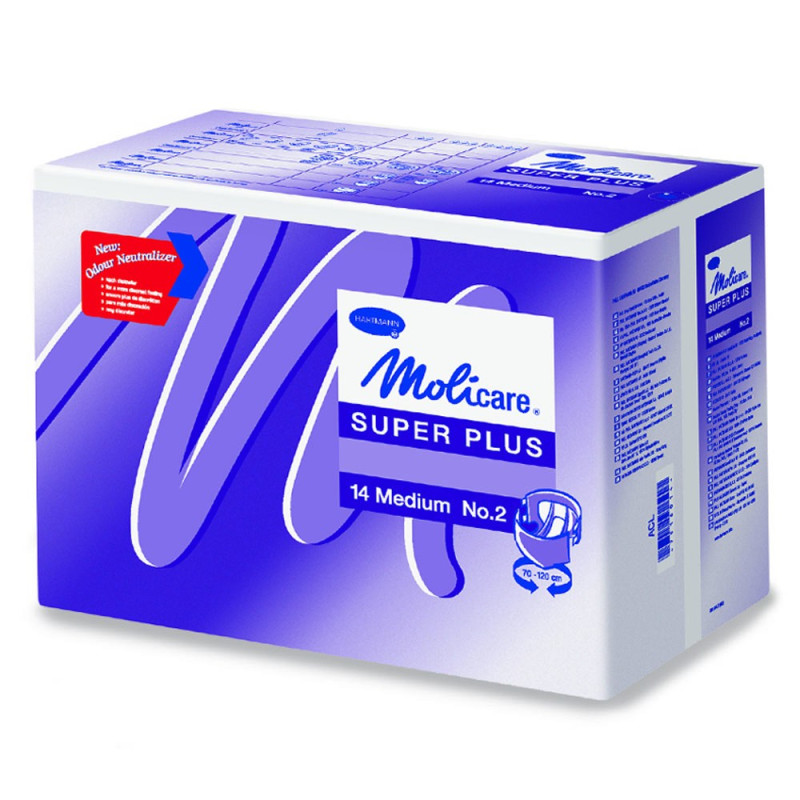 Sachet Molicare Super Plus - Taille 2 - medium Sachet Molicare Super Plus - Taille 2 - medium