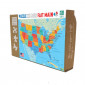 Puzzle 50 pces "Carte des USA"