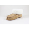 Chaussons mouton peau et peau lainée trois quart
