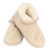 Chaussons clairs pure laine de mérinos