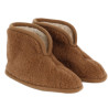 Chaussons en mouton montants vue de côté