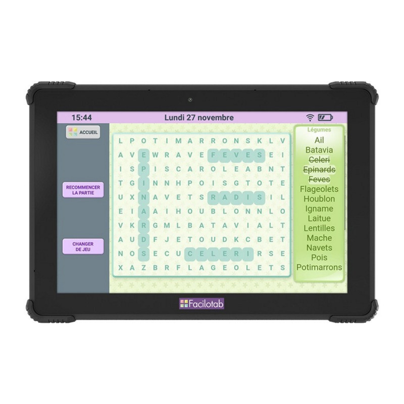 Tablette Facilotab Wifi en situation