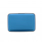 Porte cartes aluminium Ögon Designs bleu dessous