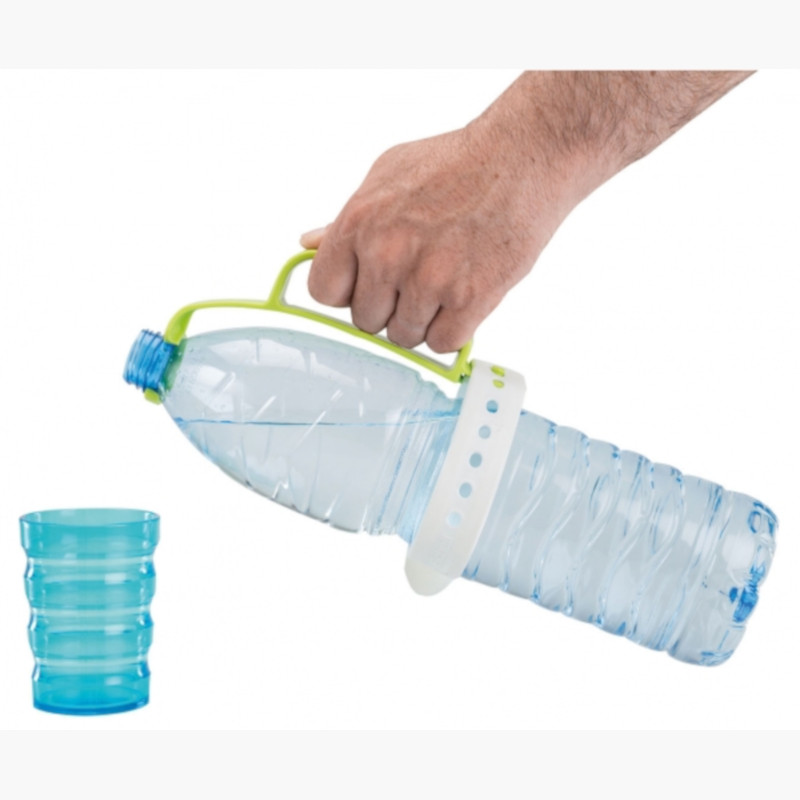 2,2 L / 3,2 L Grande bouteille d'eau de sport Bouteille d'eau motivante  avec poignée