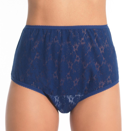 Culotte incontinence femme dentelle marine devant