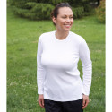 Tee-shirt femme manches longues dos croisé