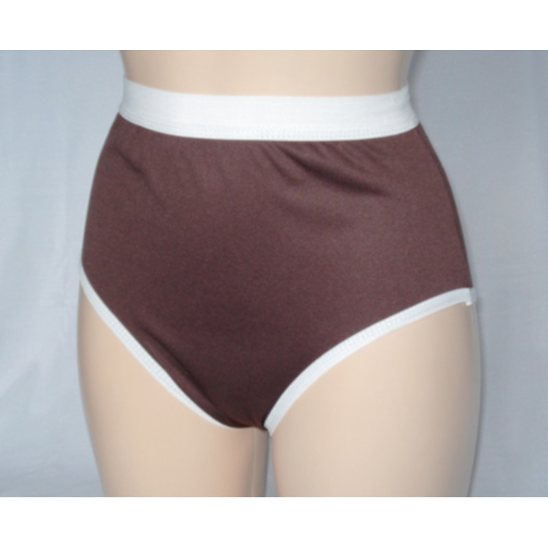 Culotte 100% intraversable - Chocolat, Vert, Bleu