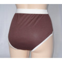 Culotte 100% intraversable - Chocolat, Vert, Bleu