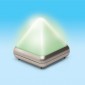 Petite lampe d'ambiance relaxante avec sons Lifemax éclairage vert