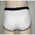 Slip homme incontinence légère blanc