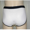 Slip homme incontinence légère blanc