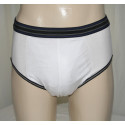 Slip homme incontinence légère blanc