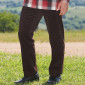 Pantalon velours ceinture confort du 38 au 68 marron zoom