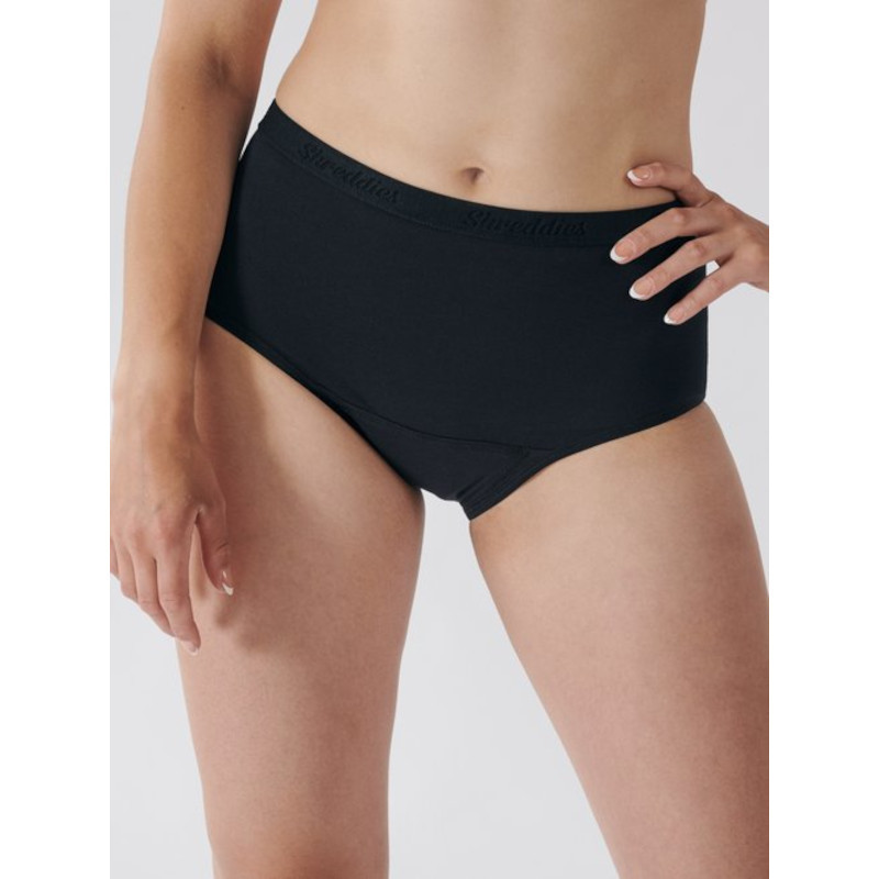 Culotte noire anti-odeur femme de face