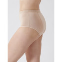 Culotte anti-odeur beige pour femme de côté