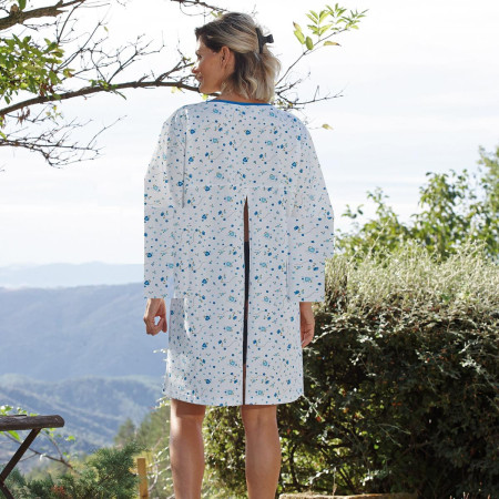 Chemise de nuit fendue dos T36 à 56 ML