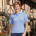 Polo 3 coloris T.38 à 72 Grande taille bleu