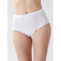 Culotte anti-odeur blanche femme face