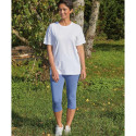 Legging corsaire bleu T38 à 56 coton