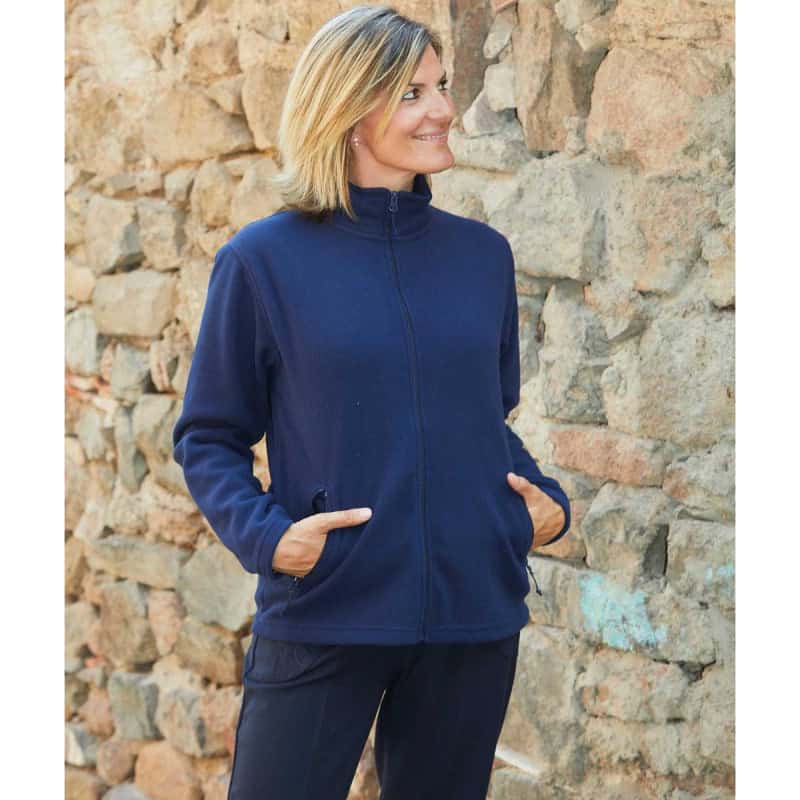 Gilet polaire marine T 38 à 56 Gilet polaire marine T 38 à 56