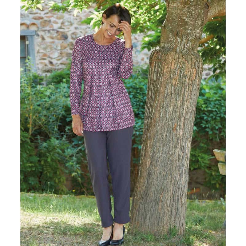 Pantalon tailles 38 à 72 élastiqué gris