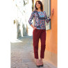 Pantalon taille élastiquée facile à mettre