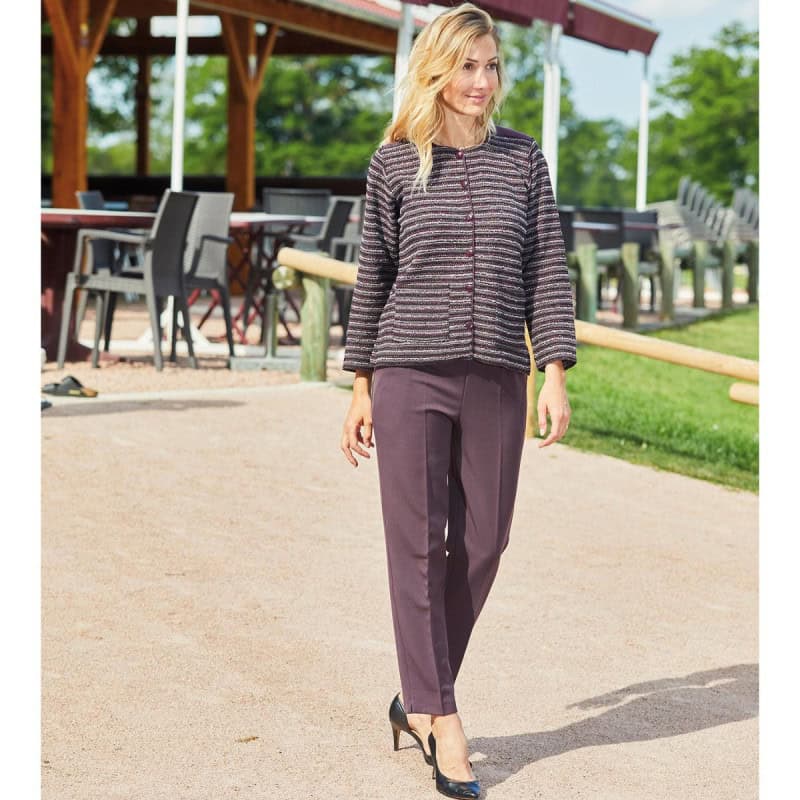 Pantalon élastiqué 3 coloris T 34 à 60 Pantalon élastiqué 3 coloris T 34 à 60