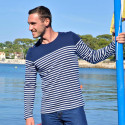 Pull 100% coton blanc ou marine T 38 à 60